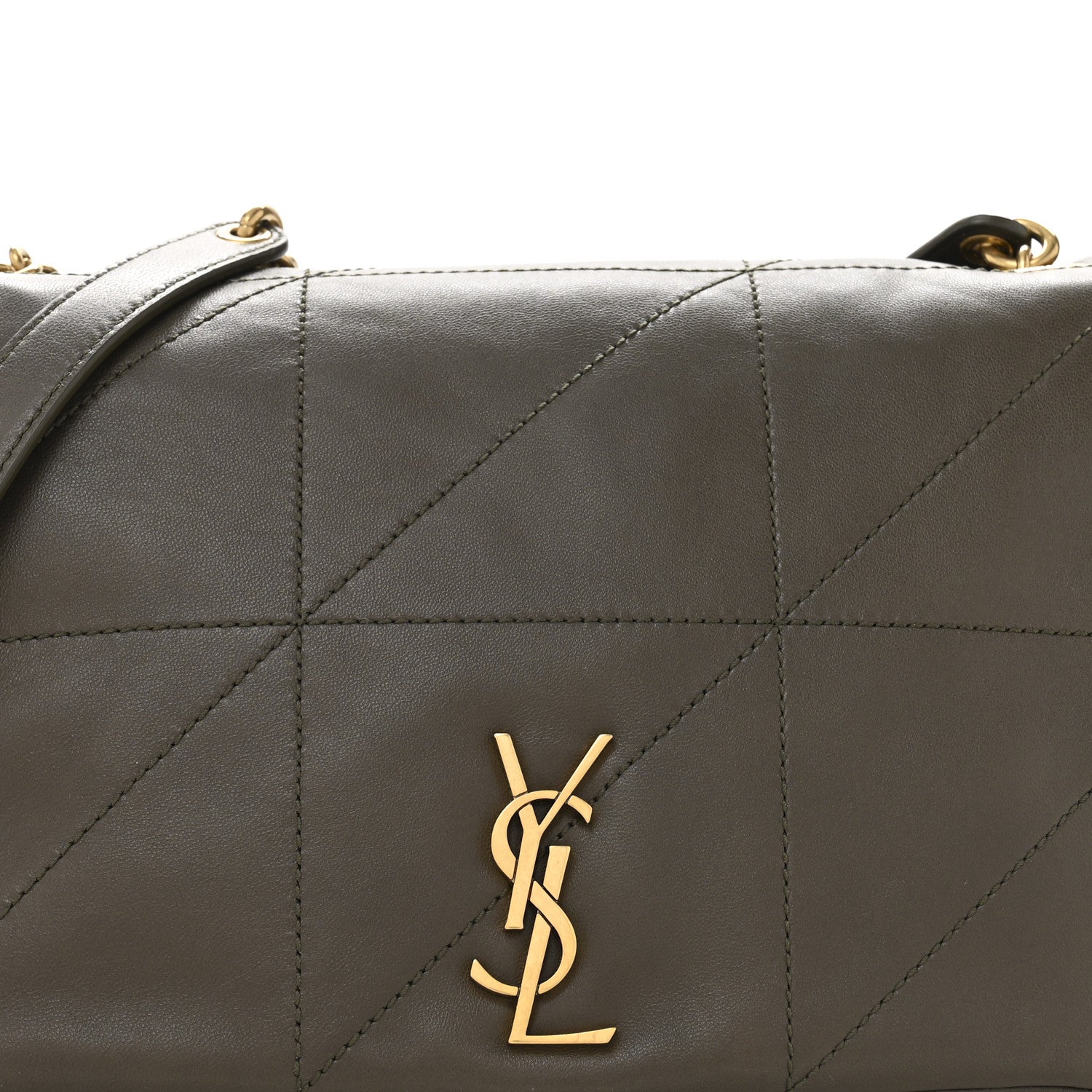 Lambskin Matelasse Monogram Small Jamie 4.3 Light Musk