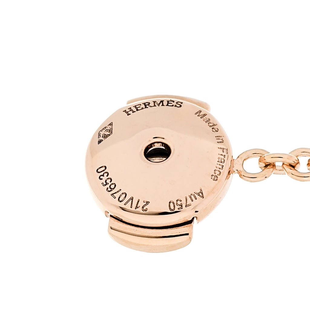 18K Rose Gold TPM Chaine D'Ancre Punk Earrings