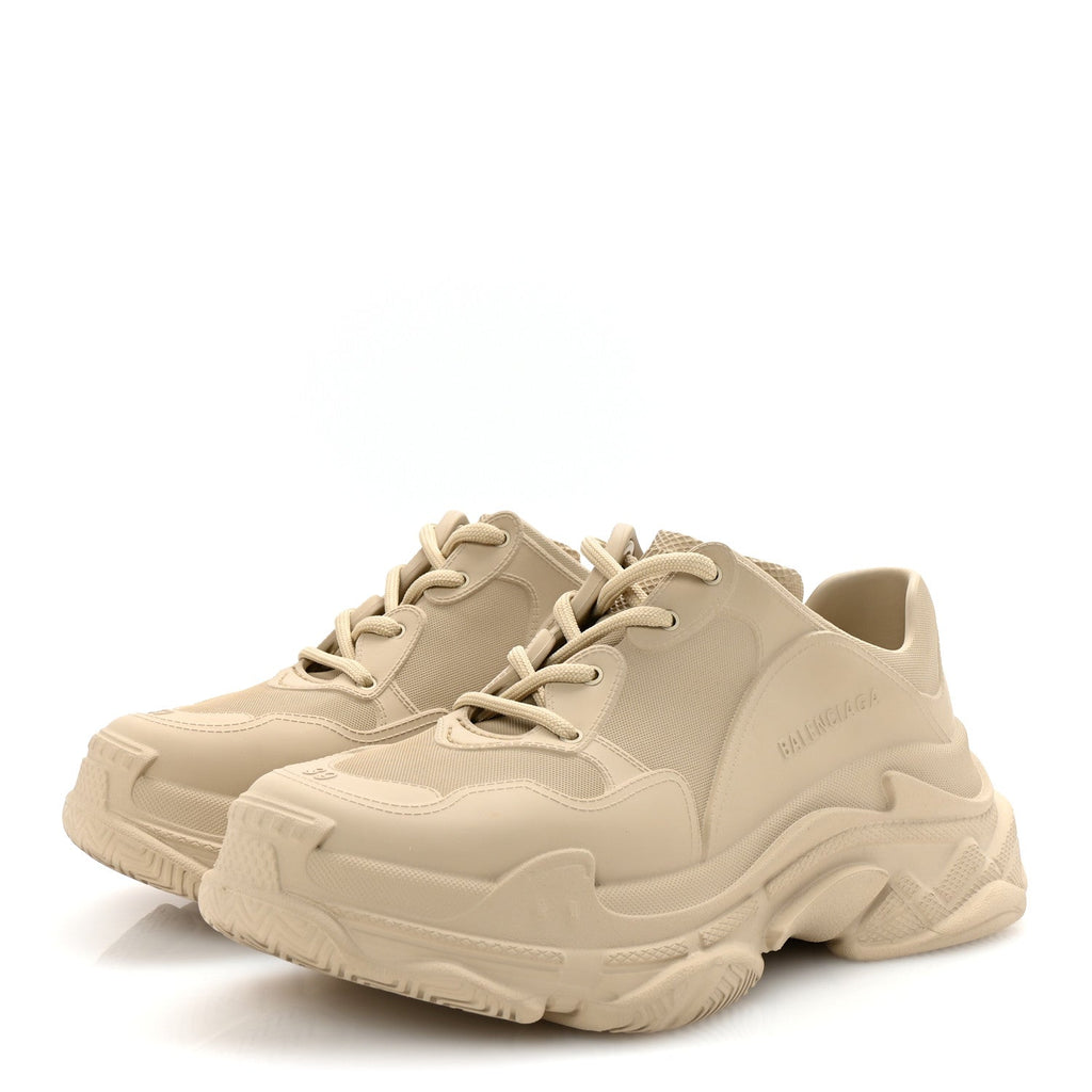 EVA Molded Womens Triple S Sneakers 39 Taupe