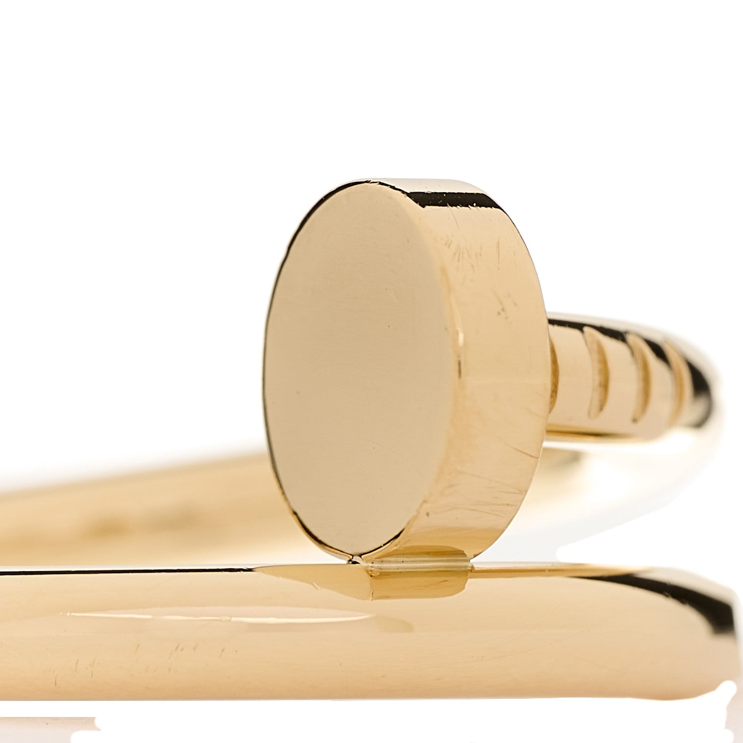 18K Yellow Gold Juste Un Clou Ring 53 6.25