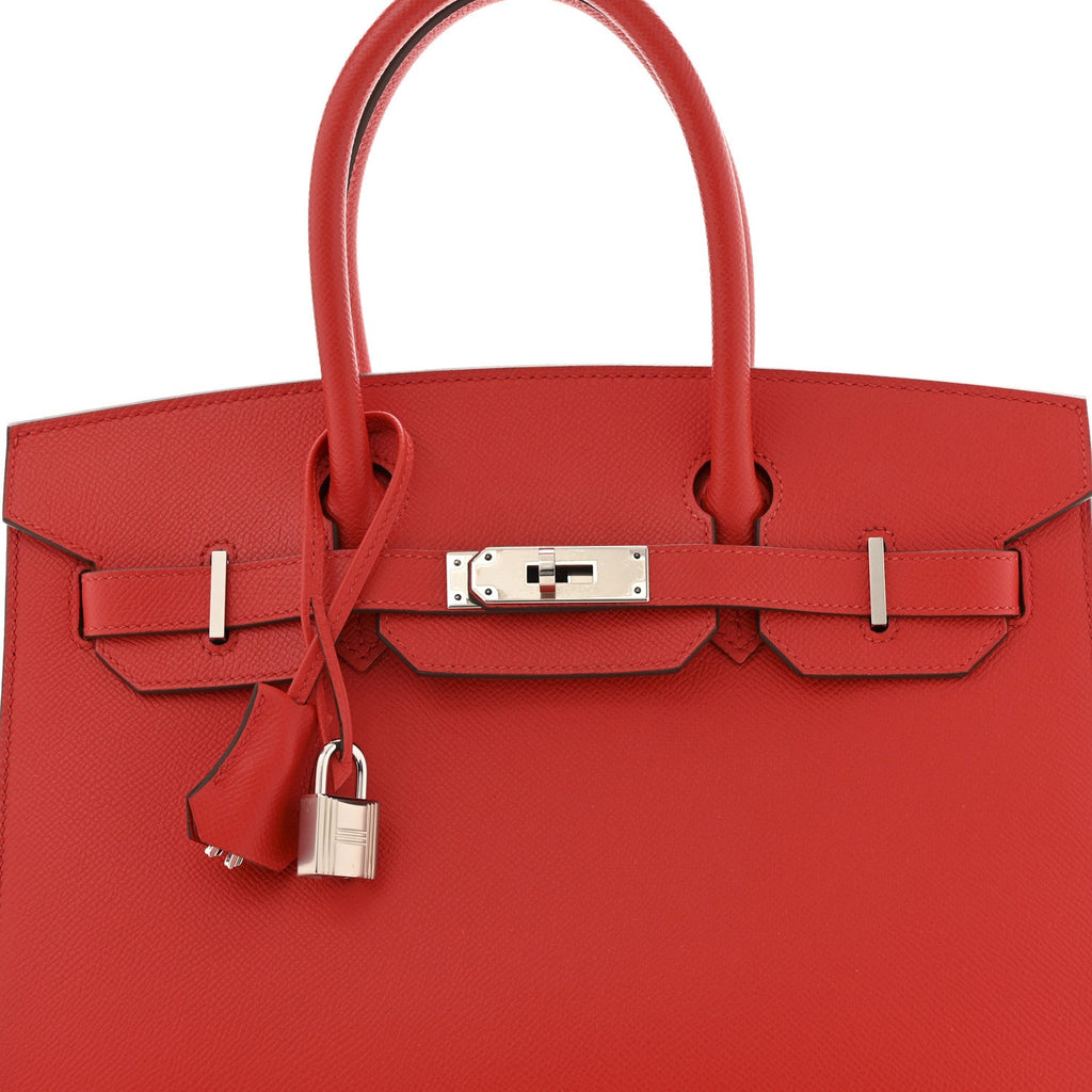 Epsom Sellier Birkin 30 Rouge De Coeur