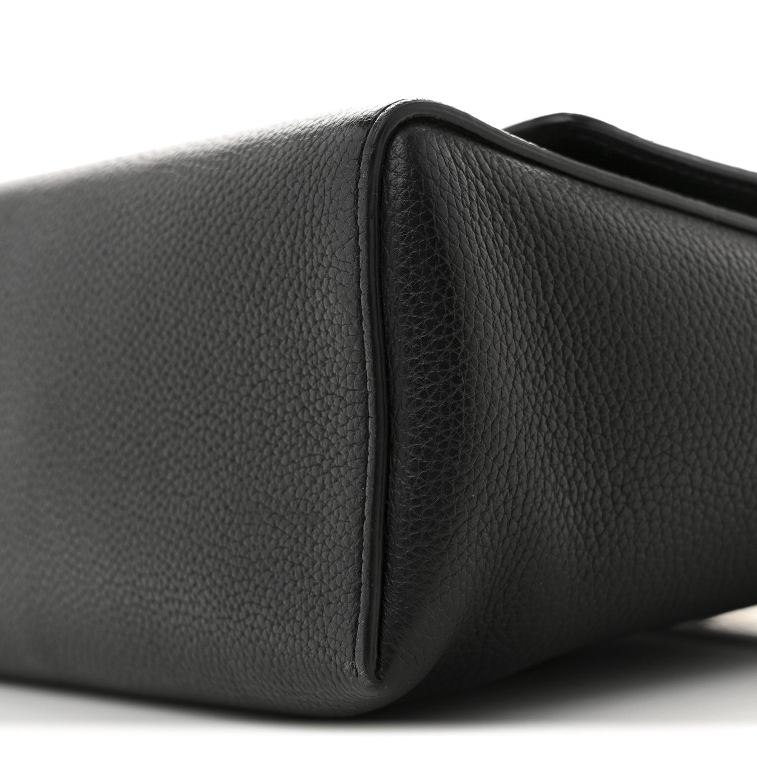 Coated Canvas Calfskin Vintage Check Medium Note Crossbody Bag Black