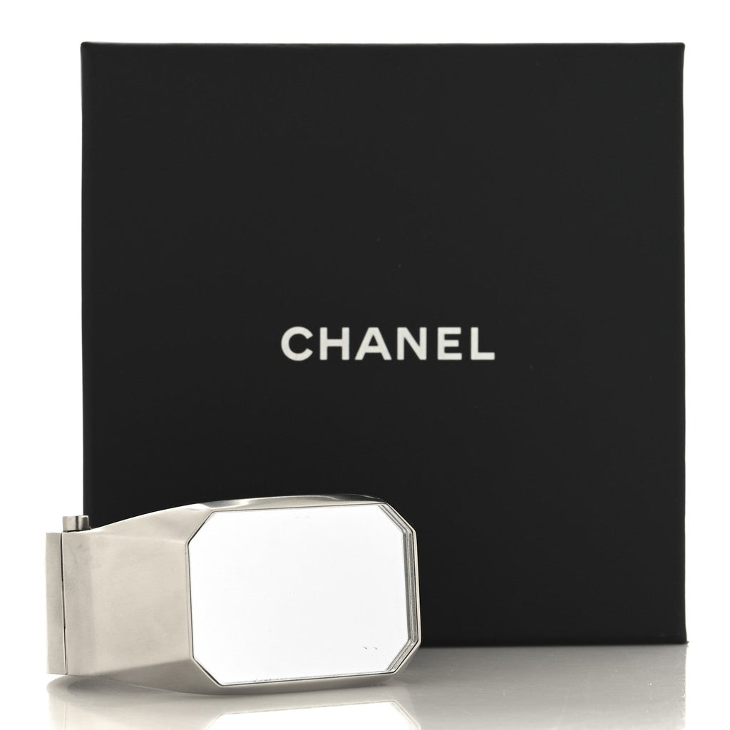 Metal CC Mirror Cuff Silver