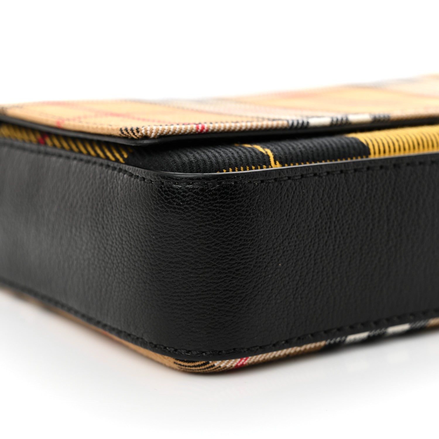 House Check Tartan Mix Hampshire Crossbody Antique Yellow Black