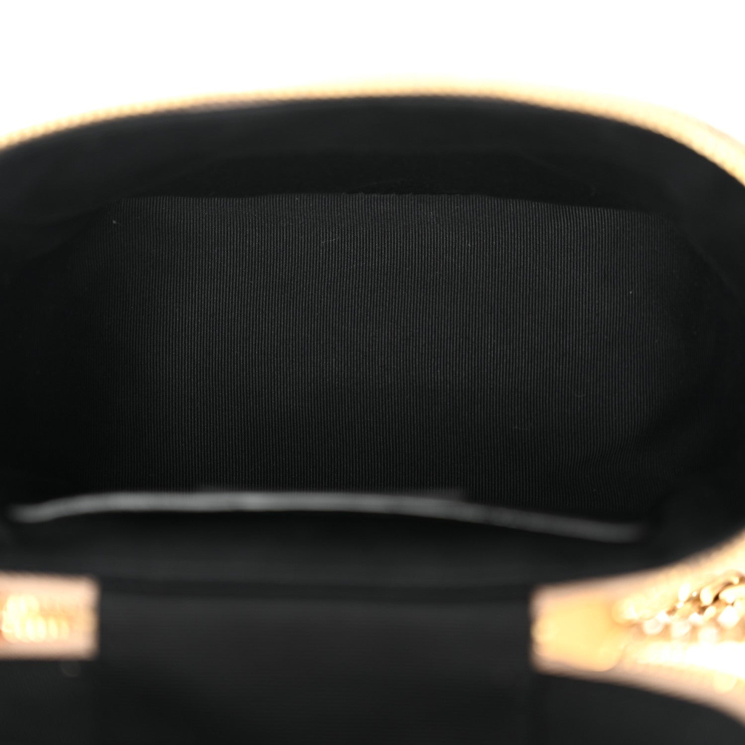 Grain de Poudre Quilted 80's Vanity Bag Dark Beige