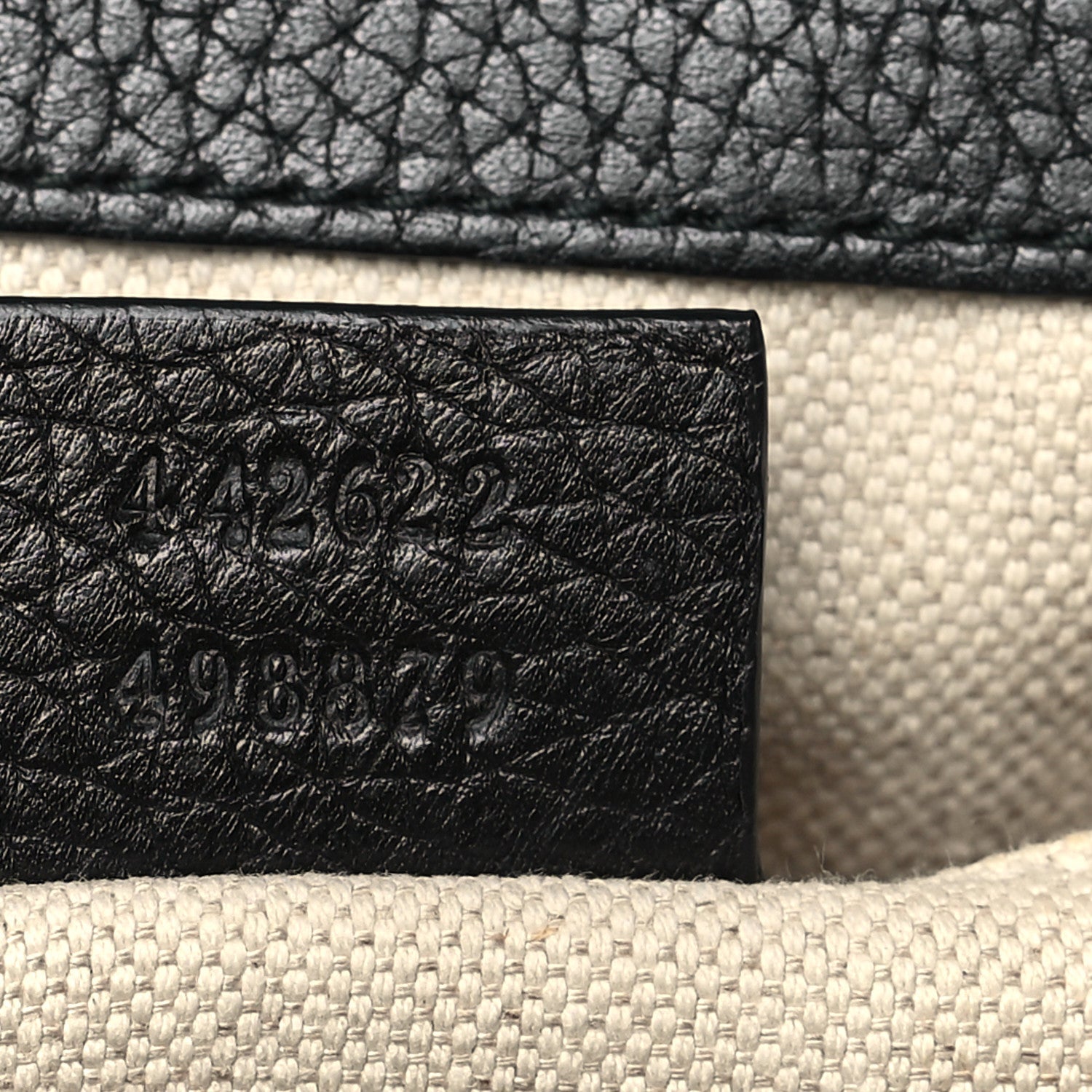 Calfskin Mini GG Marmont Top Handle Bag Black