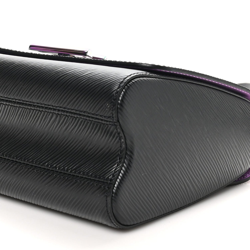 Epi Twist Triple Chain Shoulder Bag MM Black