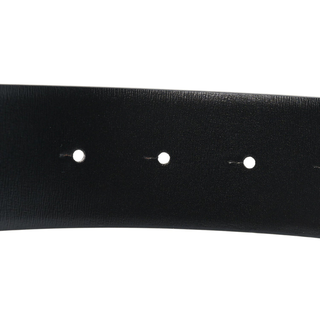 Glossy Calfskin VLogo Reversible 40mm Belt 80 32 Saddle Brown Black