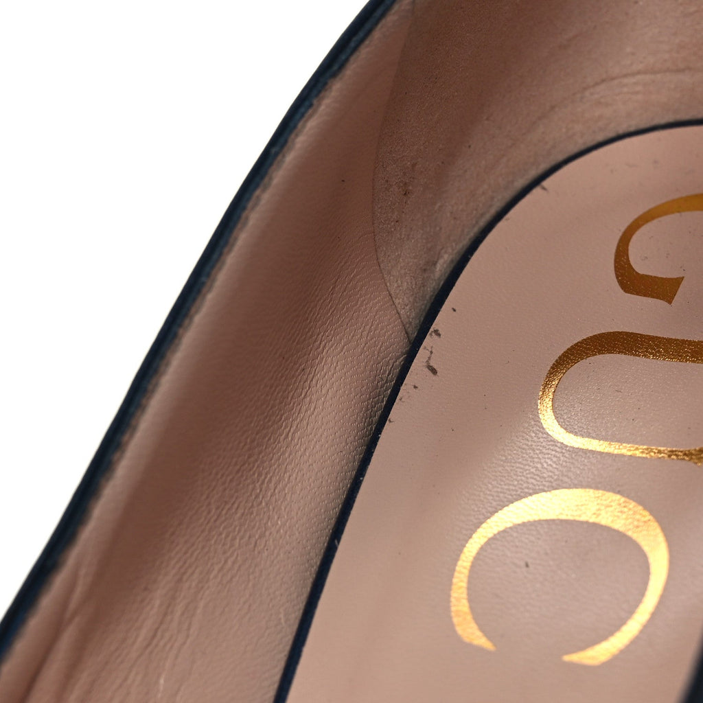 Malaga Kid Zumi 75mm Pumps 38.5 Blue