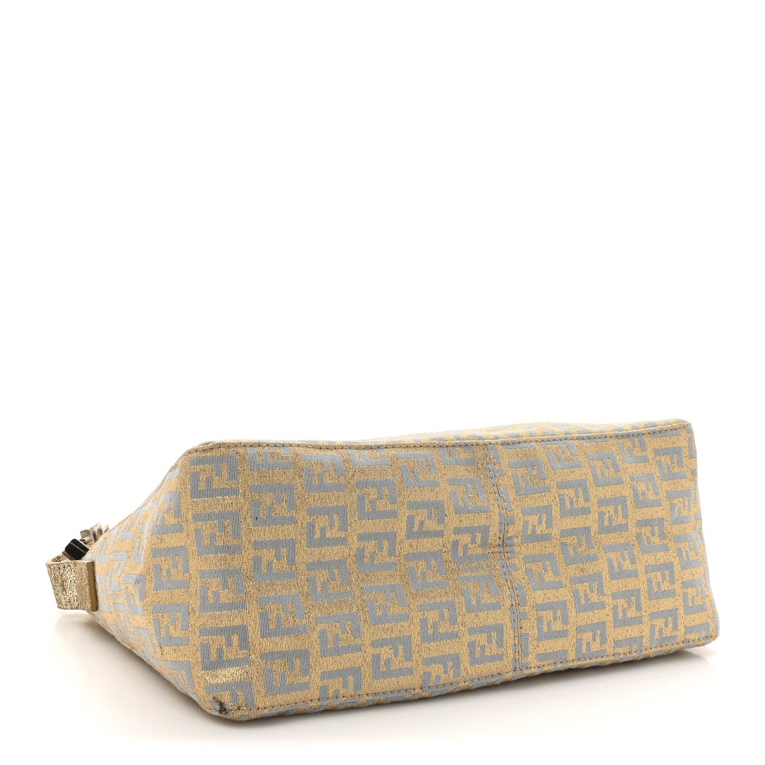 Metallic Jacquard Zucchino Pochette Oro Sabbia