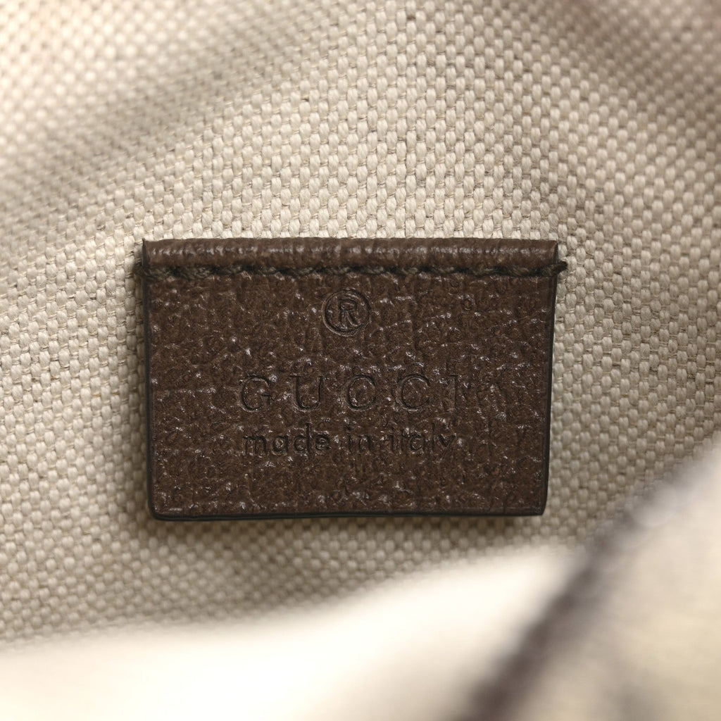 GG Supreme Monogram Mini Neo Vintage Double Zip Messenger Bag Beige New Acero Crop