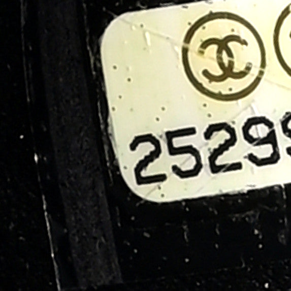 Caviar Geometric Quilted Cosmetic Case Black