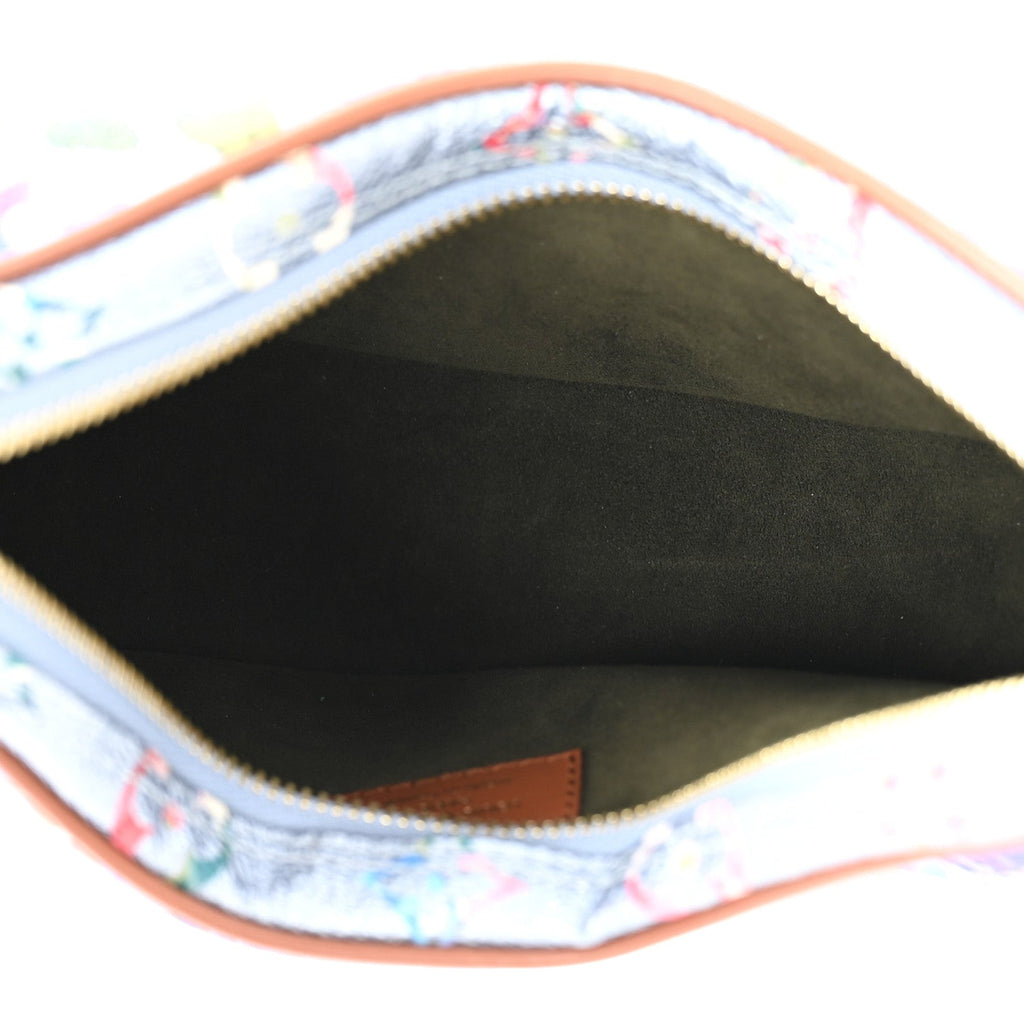 Metallic Monogram LV Garden Loop PM Blue