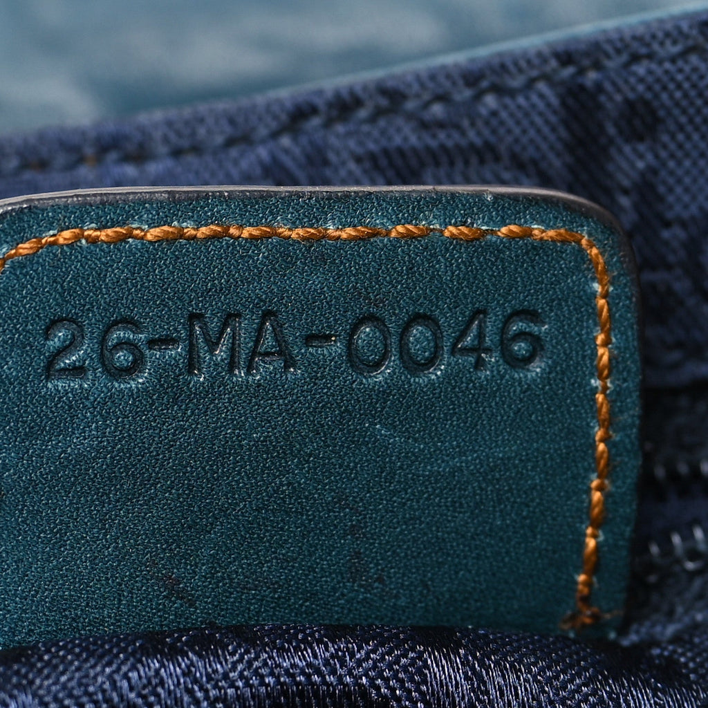 Calfskin Mini Gaucho Crossbody Bag Blue