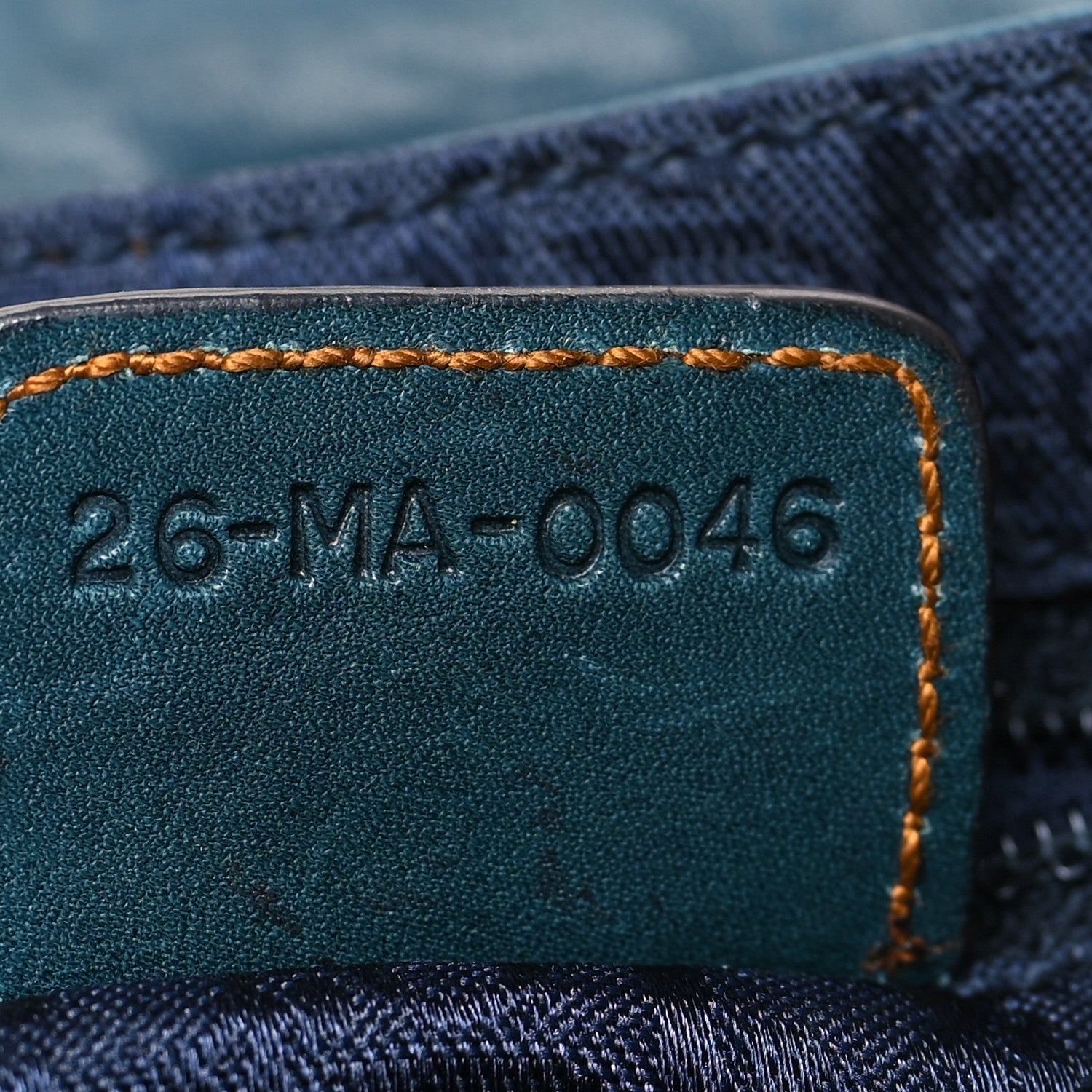 Calfskin Mini Gaucho Crossbody Bag Blue