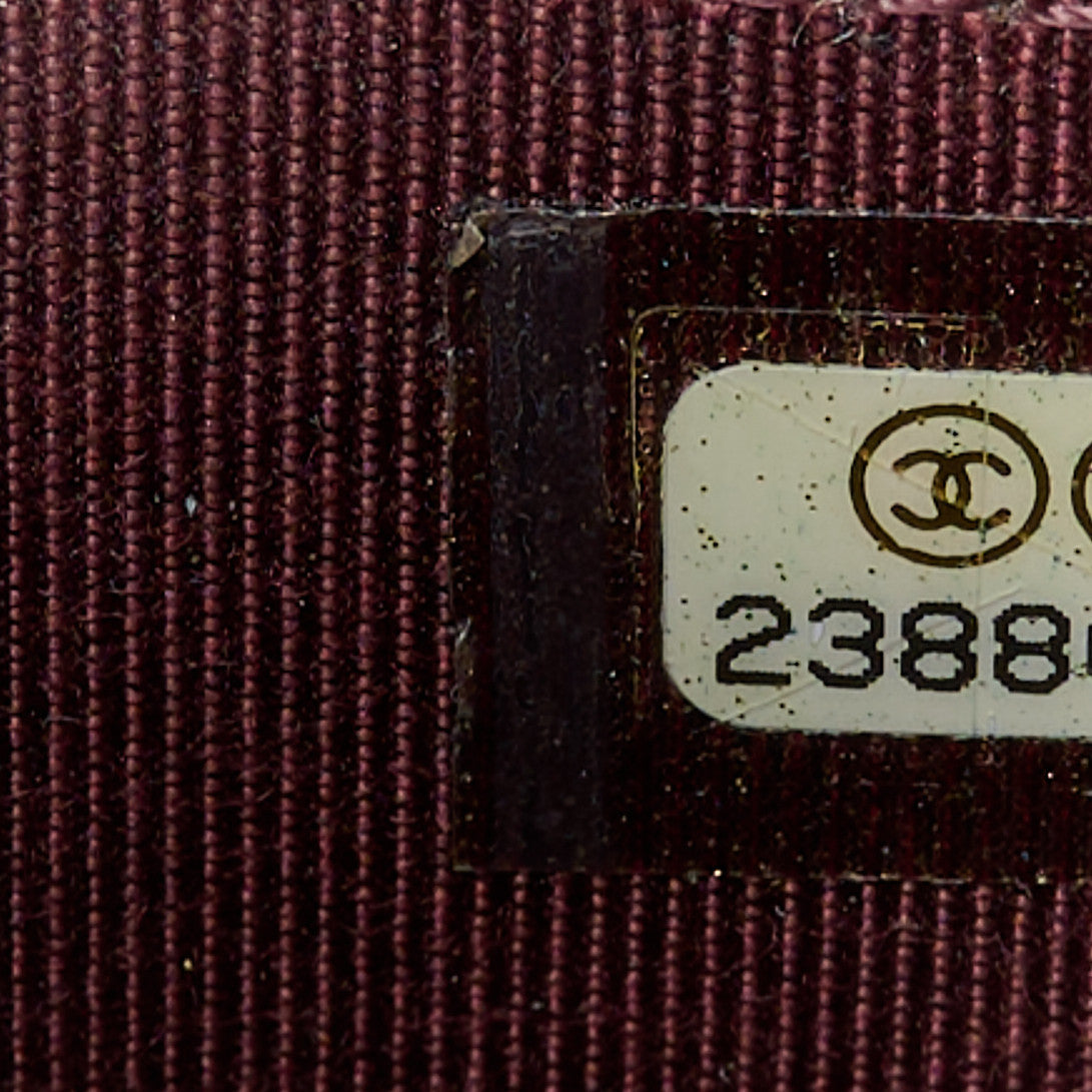 Caviar Quilted Classic Zipped Coin Purse Black