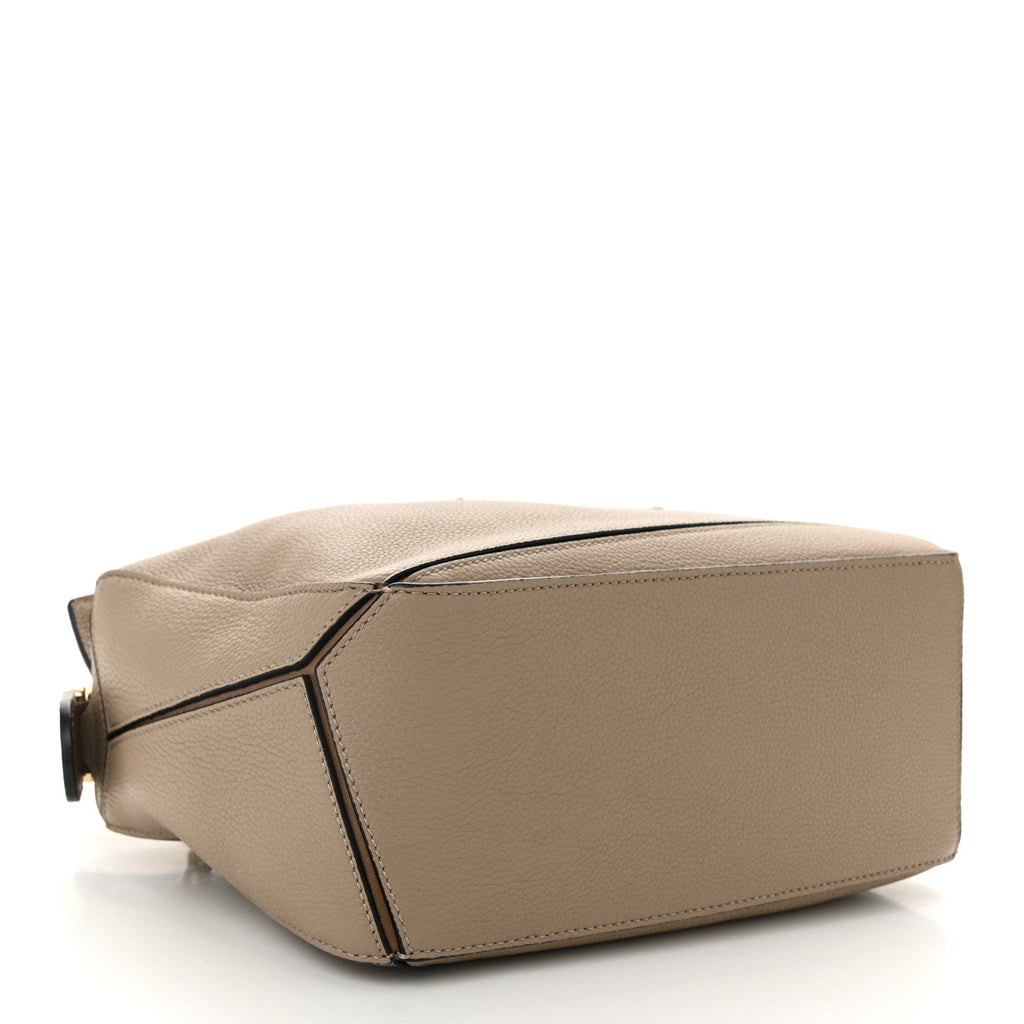 Grained Calfskin Small Puzzle Bag Sand Mink