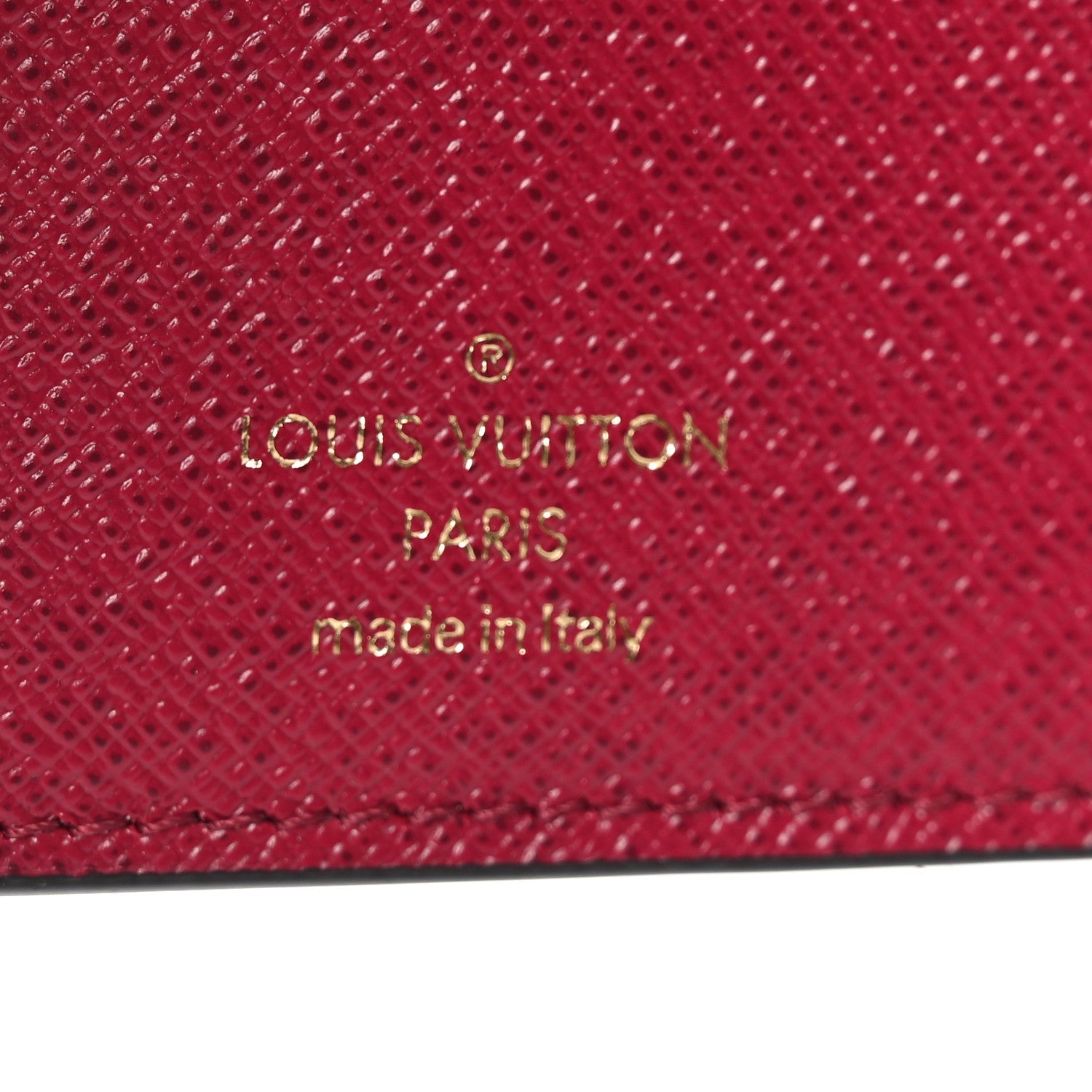 Monogram Lou Zippy Compact Wallet Red
