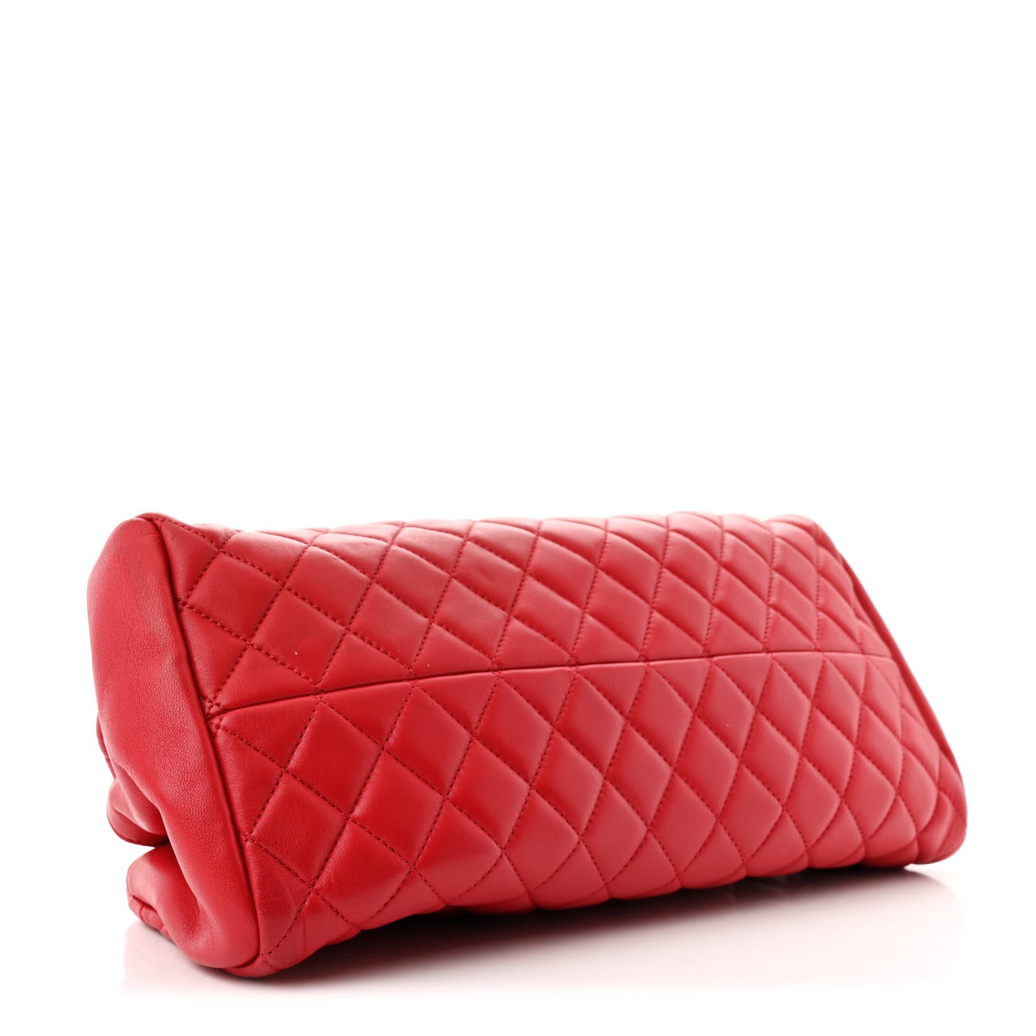 Lambskin Quilted Medium Just Mademoiselle Red
