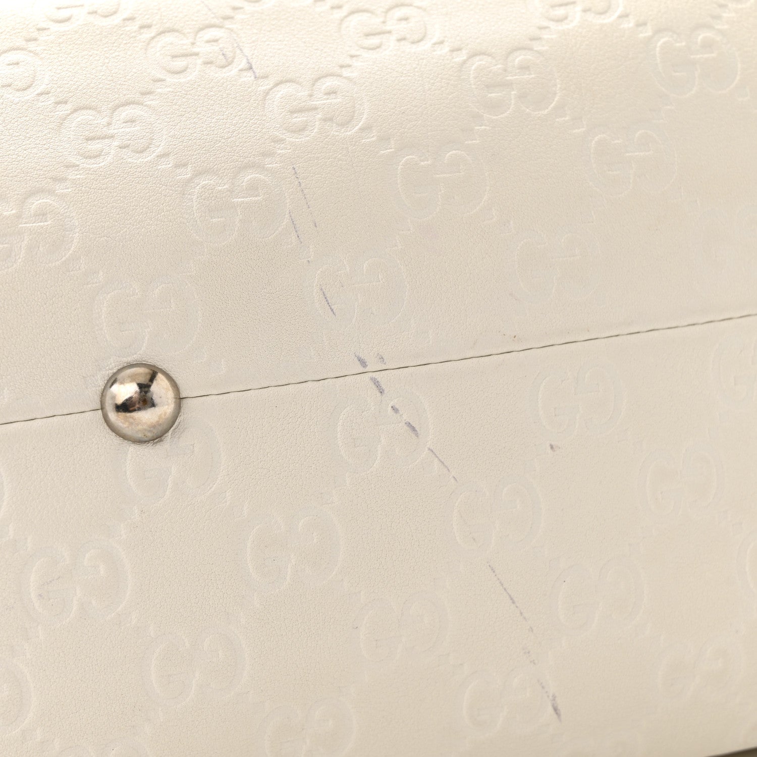 Guccissima Medium Icon Bit Tote Off White