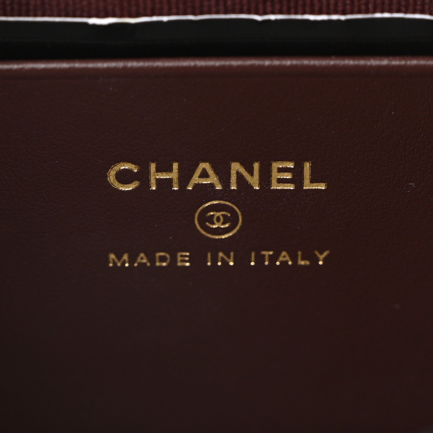 Caviar Quilted Barrel Clutch With Chain Black