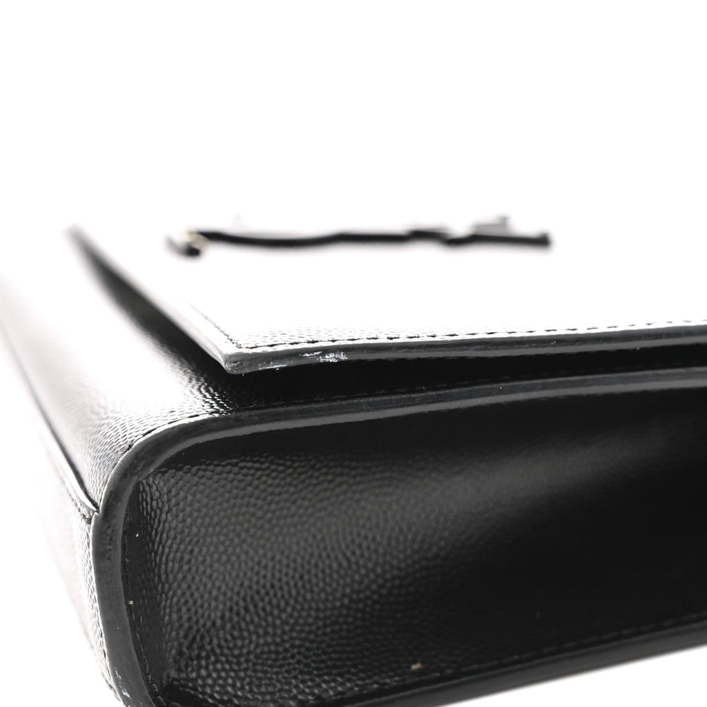 Grain De Poudre Medium Classic Monogram Monochrome Kate Satchel Black