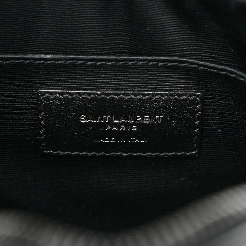 Calfskin Matelasse Monogram Monochrome Lou Camera Bag Black