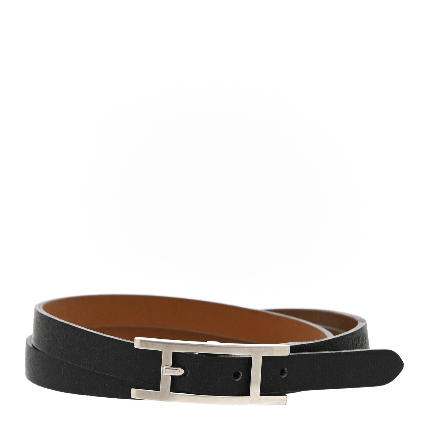 Chamonix Hapi 3MM Triple Tour Wrap Bracelet M Black Fauve