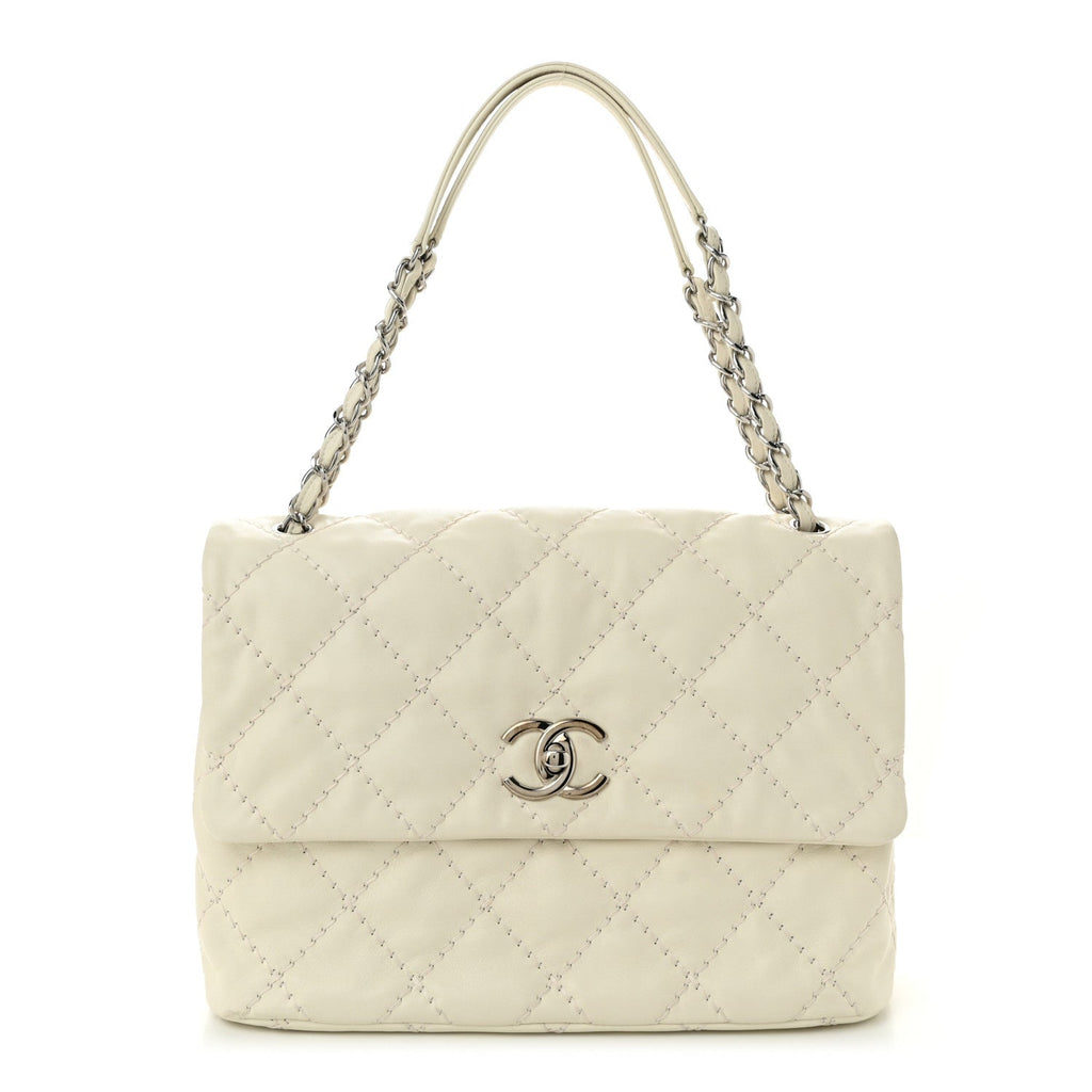 Calfskin Love Me Tender Flap White