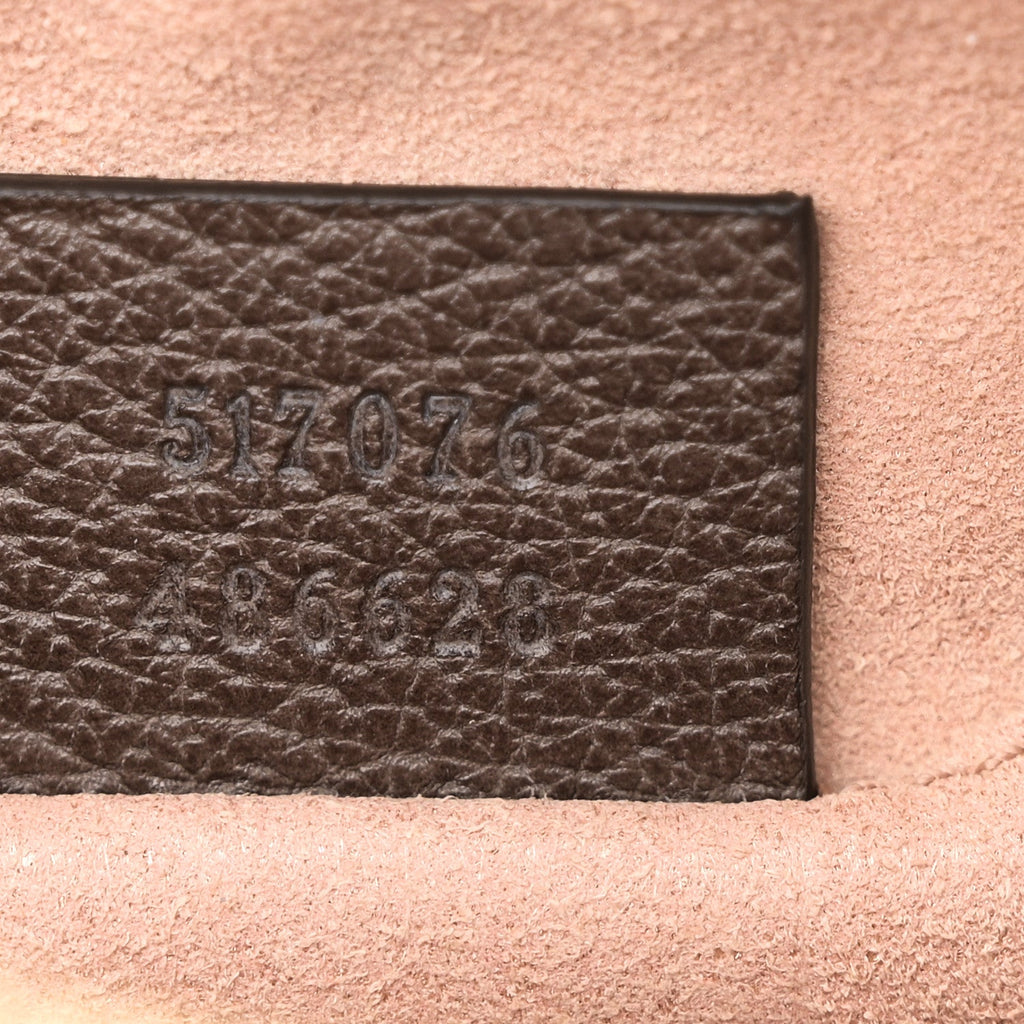 GG Supreme Monogram Web Small Ophidia Belt Bag 95 38 Dark Brown