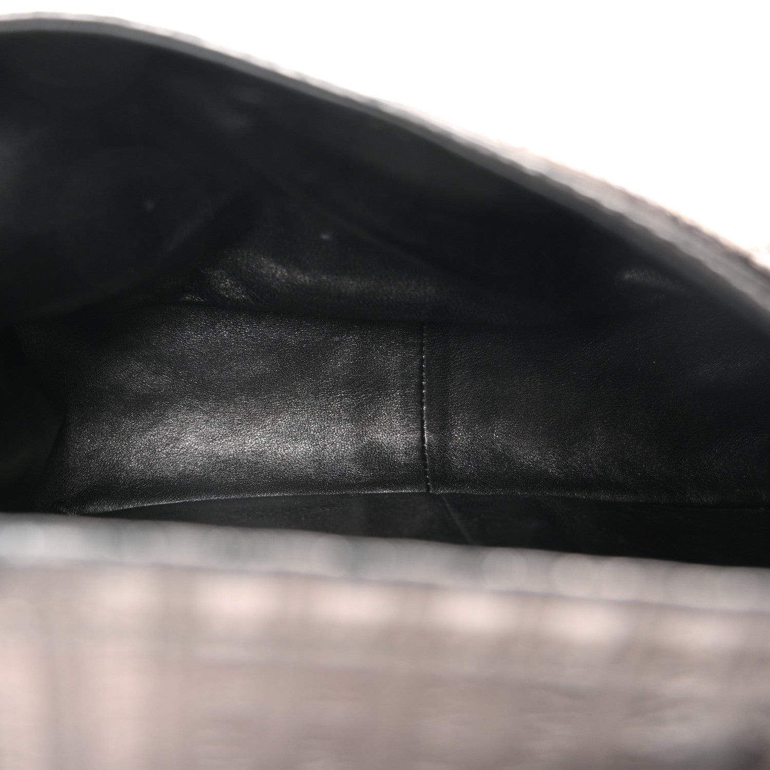 Metallic Calfskin Striped 2.55 Reissue 226 Flap Dark Silver