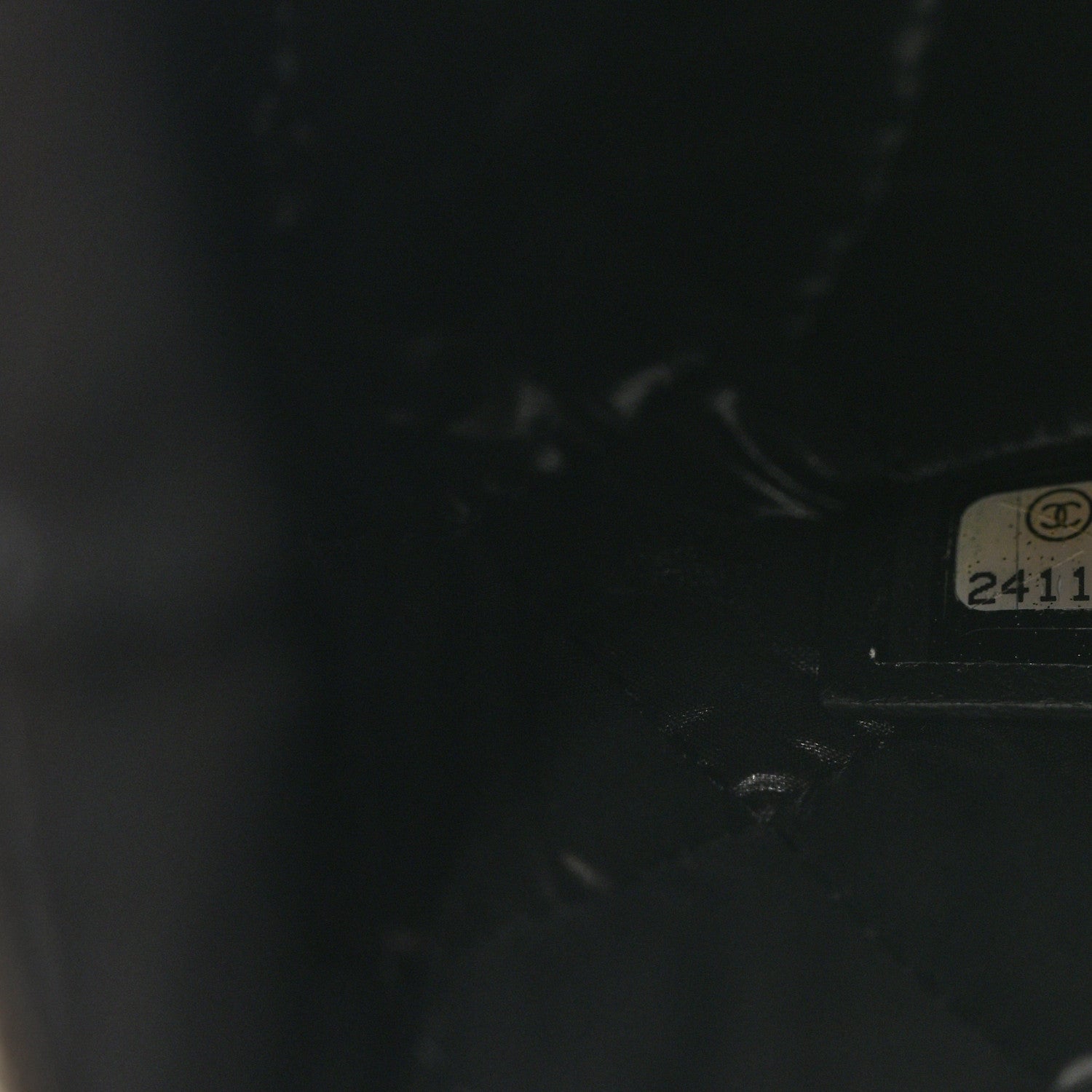 Metallic Calfskin Keyboard Pouch Black