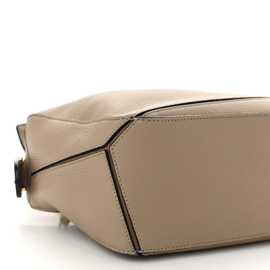 Grained Calfskin Small Puzzle Bag Sand Mink