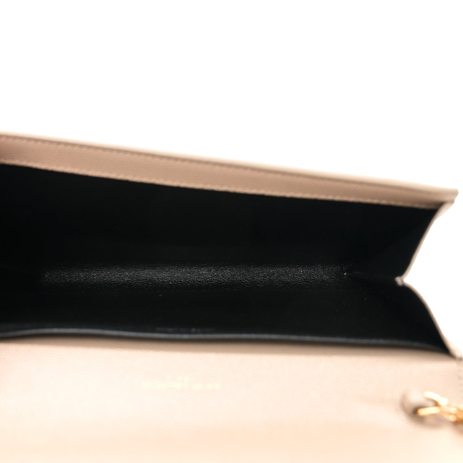 Grain De Poudre Monogram Uptown Chain Wallet Taupe