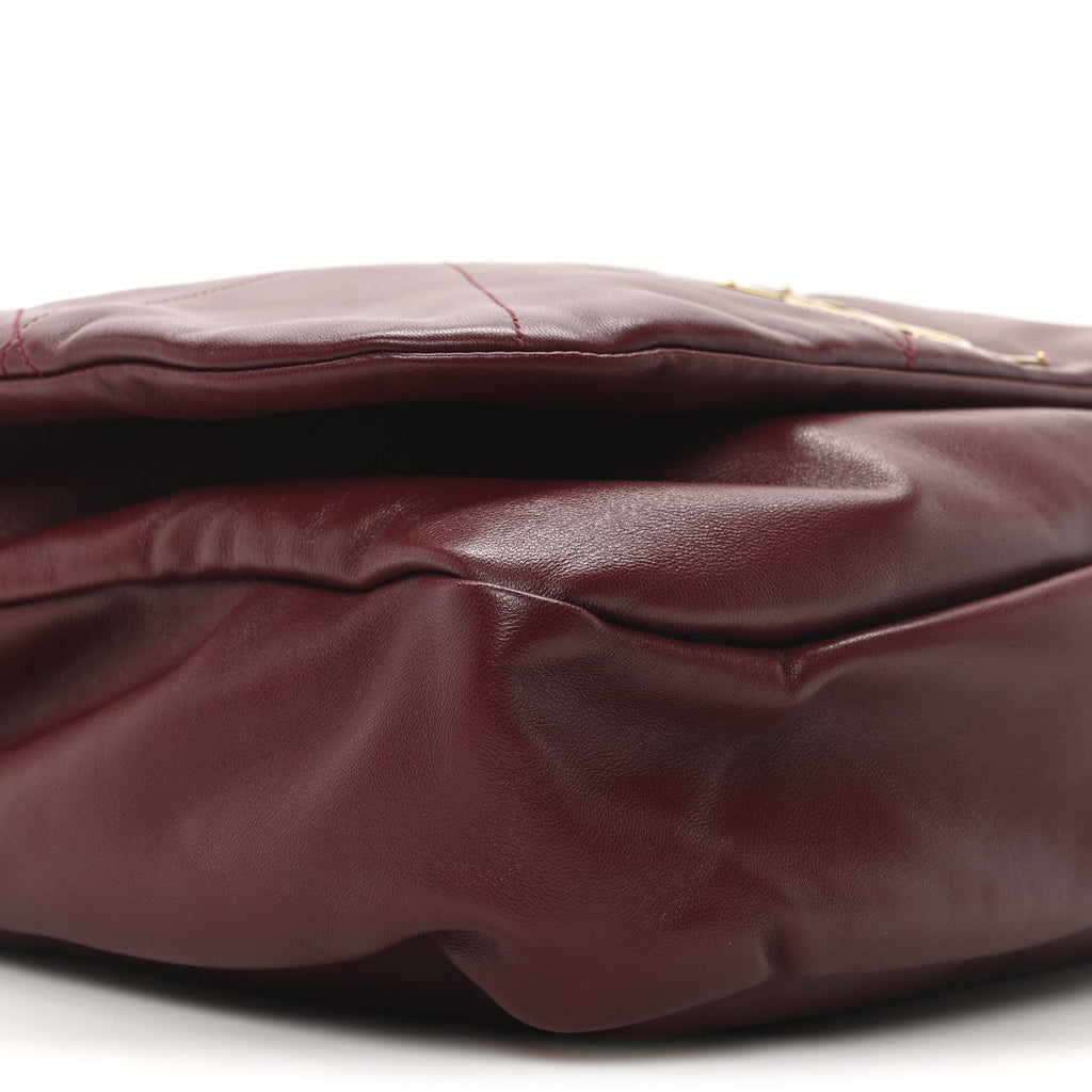 Lambskin Matelasse Monogram Maxi Jamie 4.3 New Dark Bordeaux