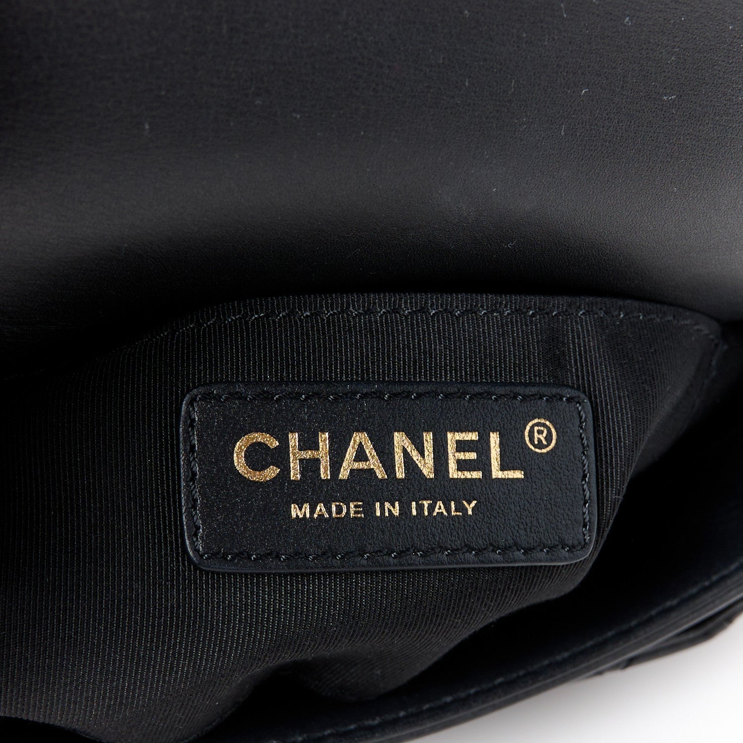 Calfskin Quilted Top Handle Flap Black