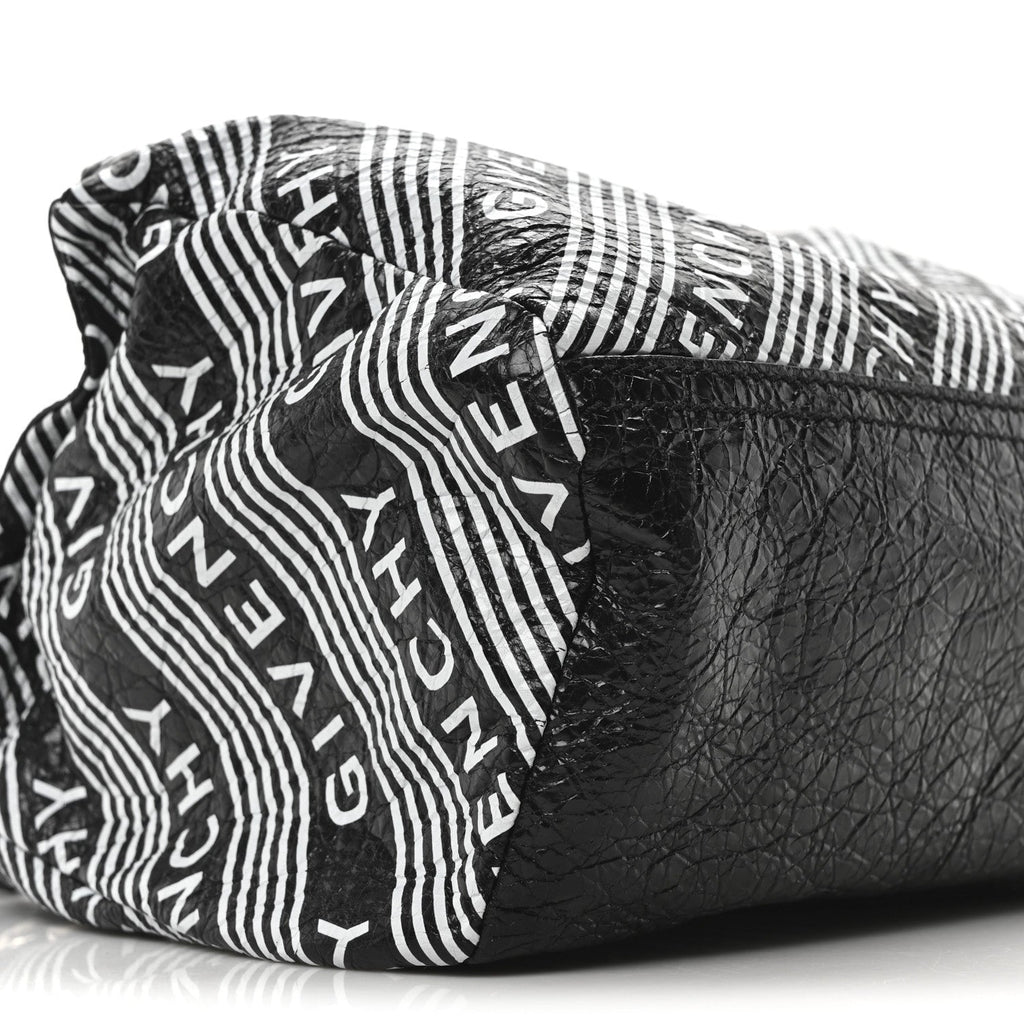 Lambskin Small Logo Pandora Black