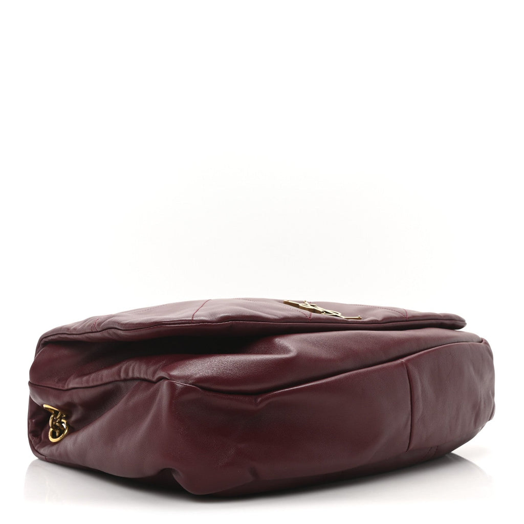 Lambskin Matelasse Monogram Maxi Jamie 4.3 New Dark Bordeaux