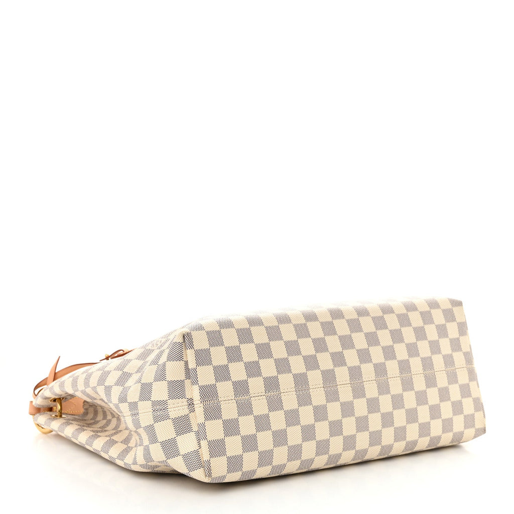 Damier Azur Graceful MM Rose Ballerine