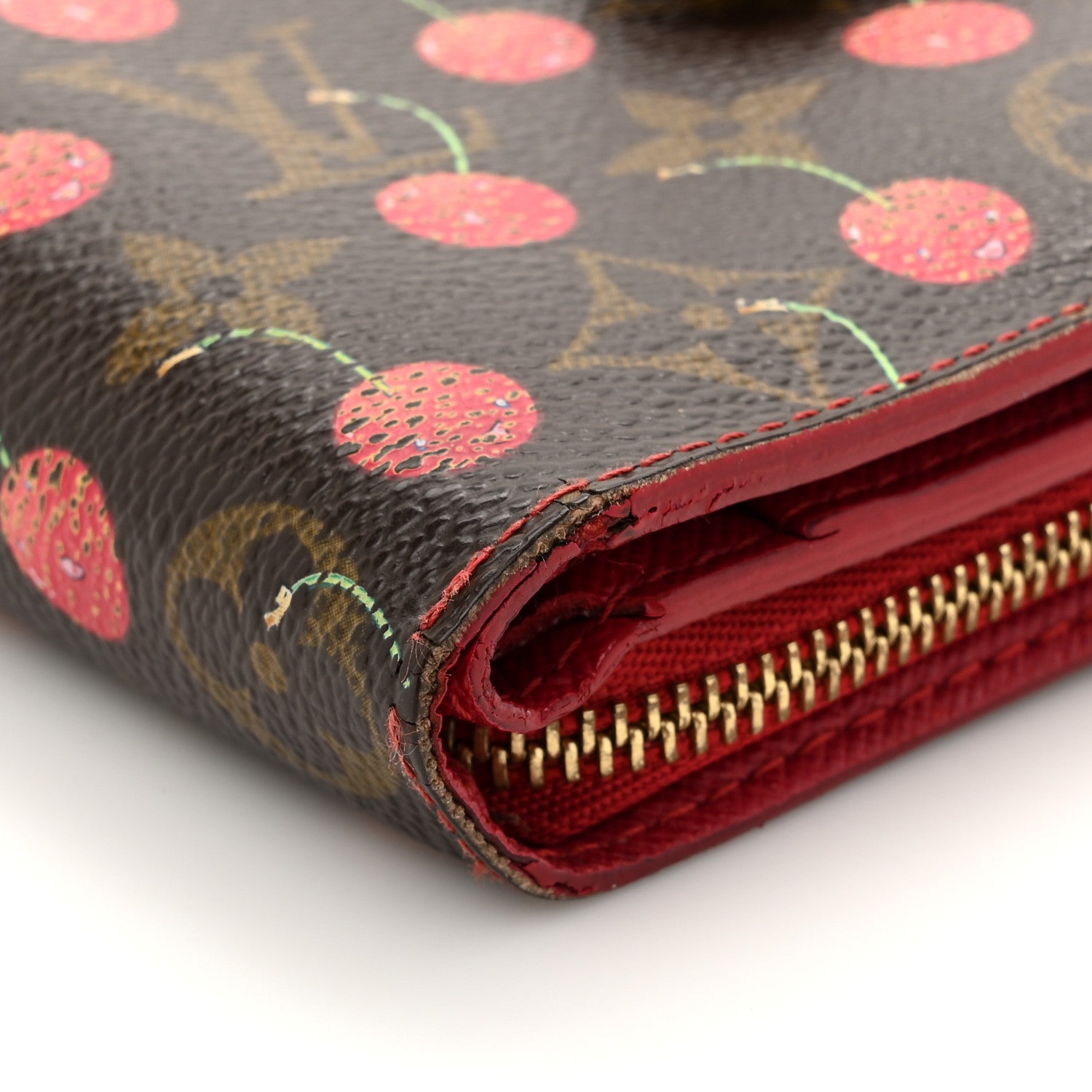 Monogram Cerises Compact Zippe Wallet