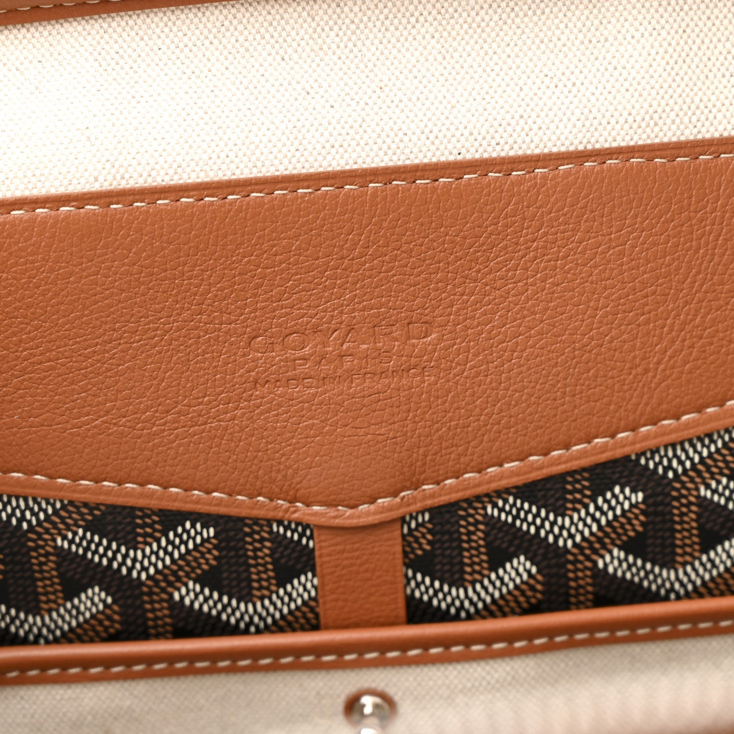 Goyardine Calfskin Cisalpin Backpack Black Gold