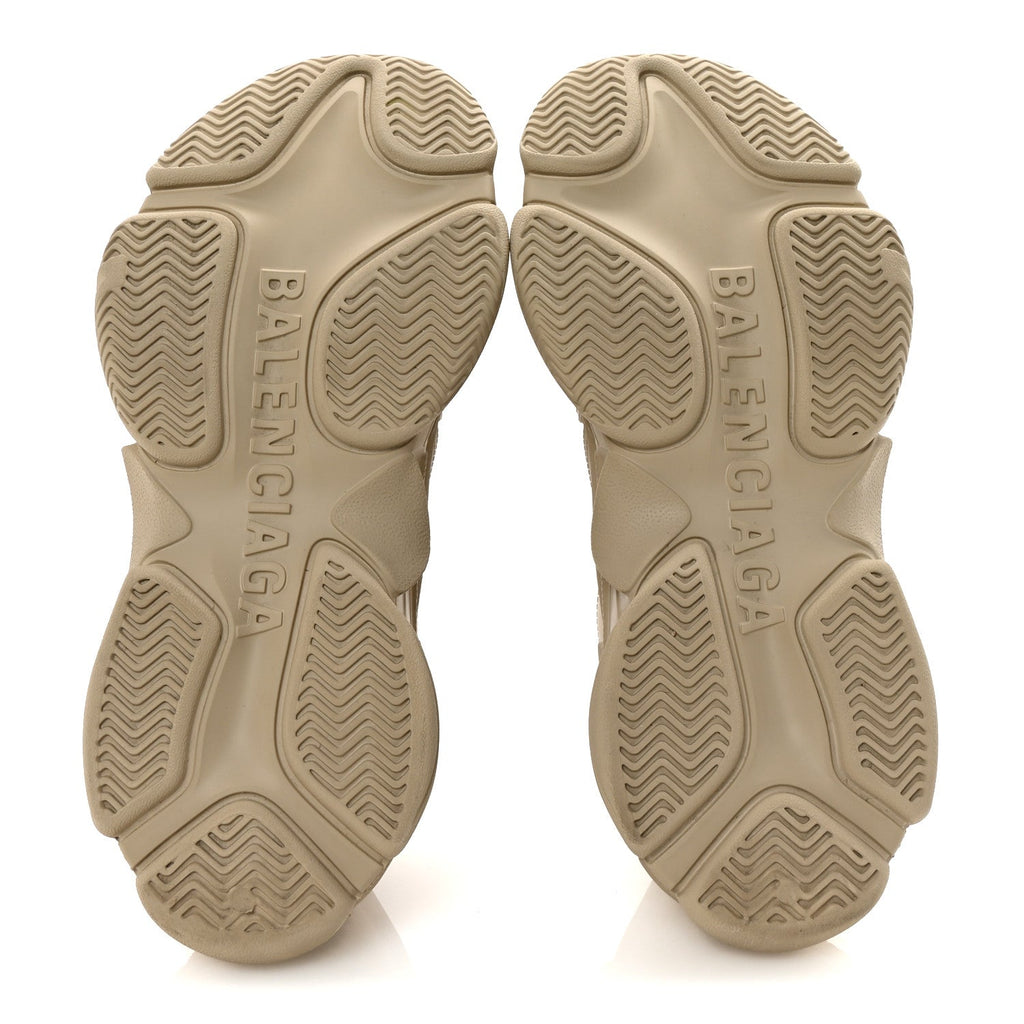 EVA Molded Womens Triple S Sneakers 39 Taupe