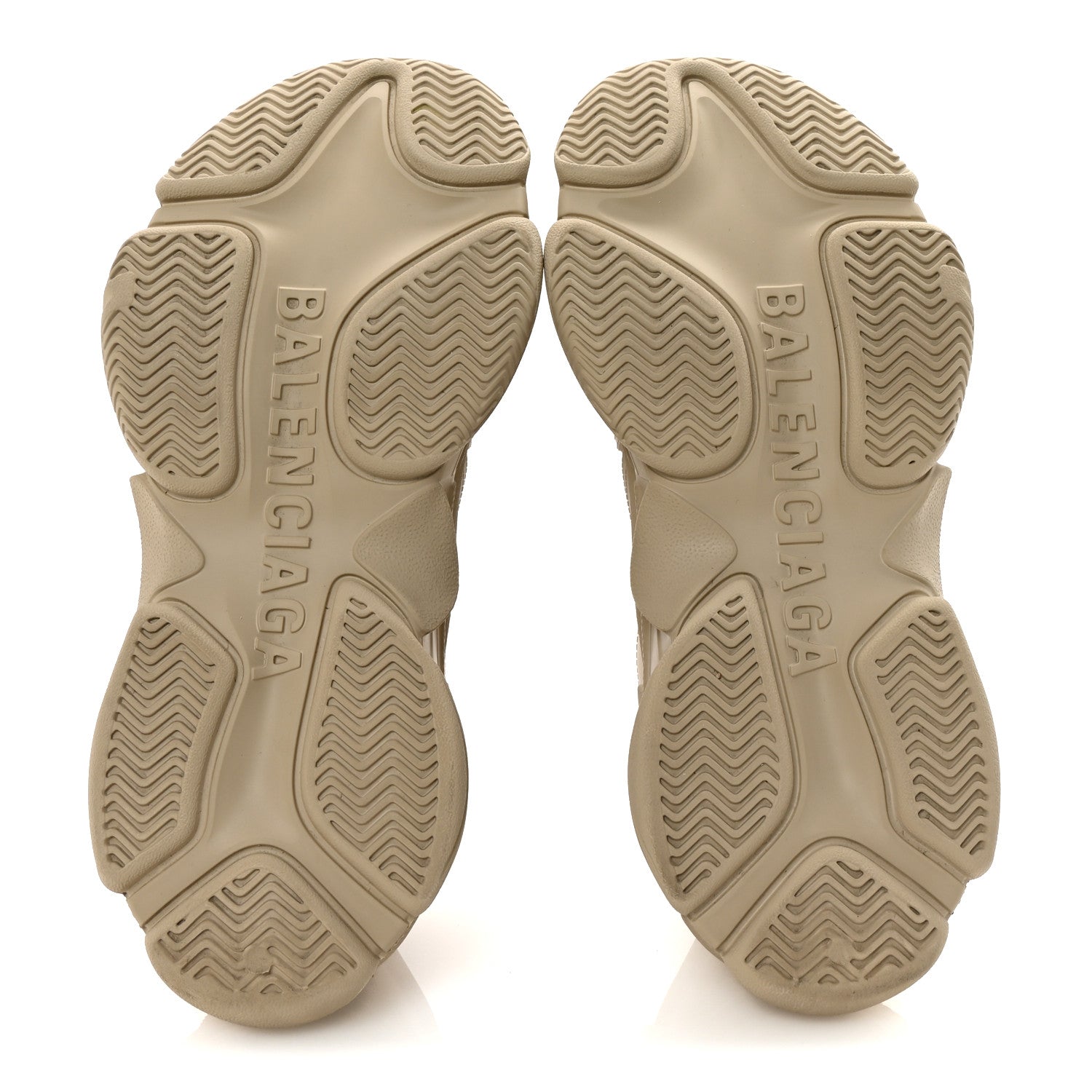 EVA Molded Womens Triple S Sneakers 39 Taupe