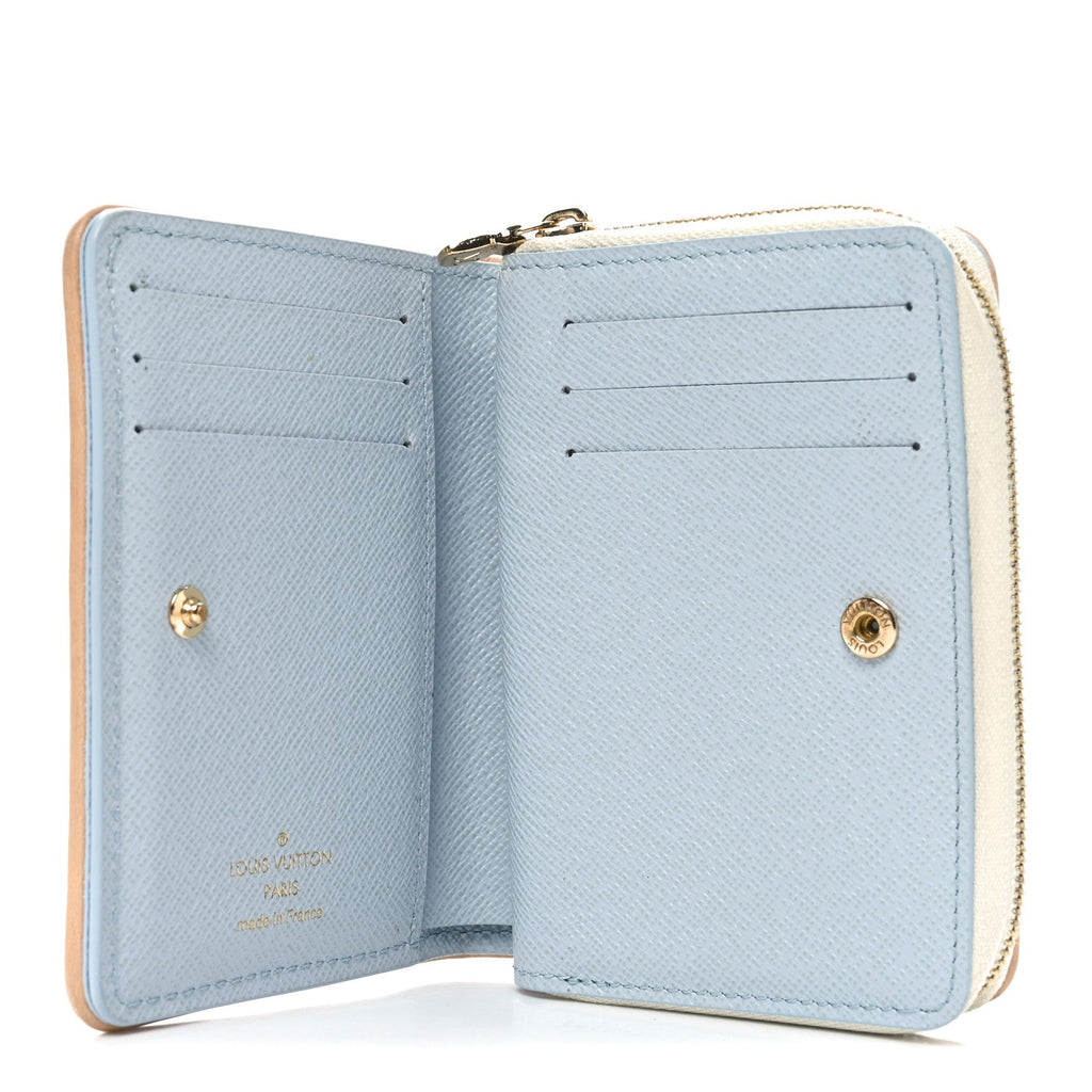Monogram Jacquard Lou Wallet White