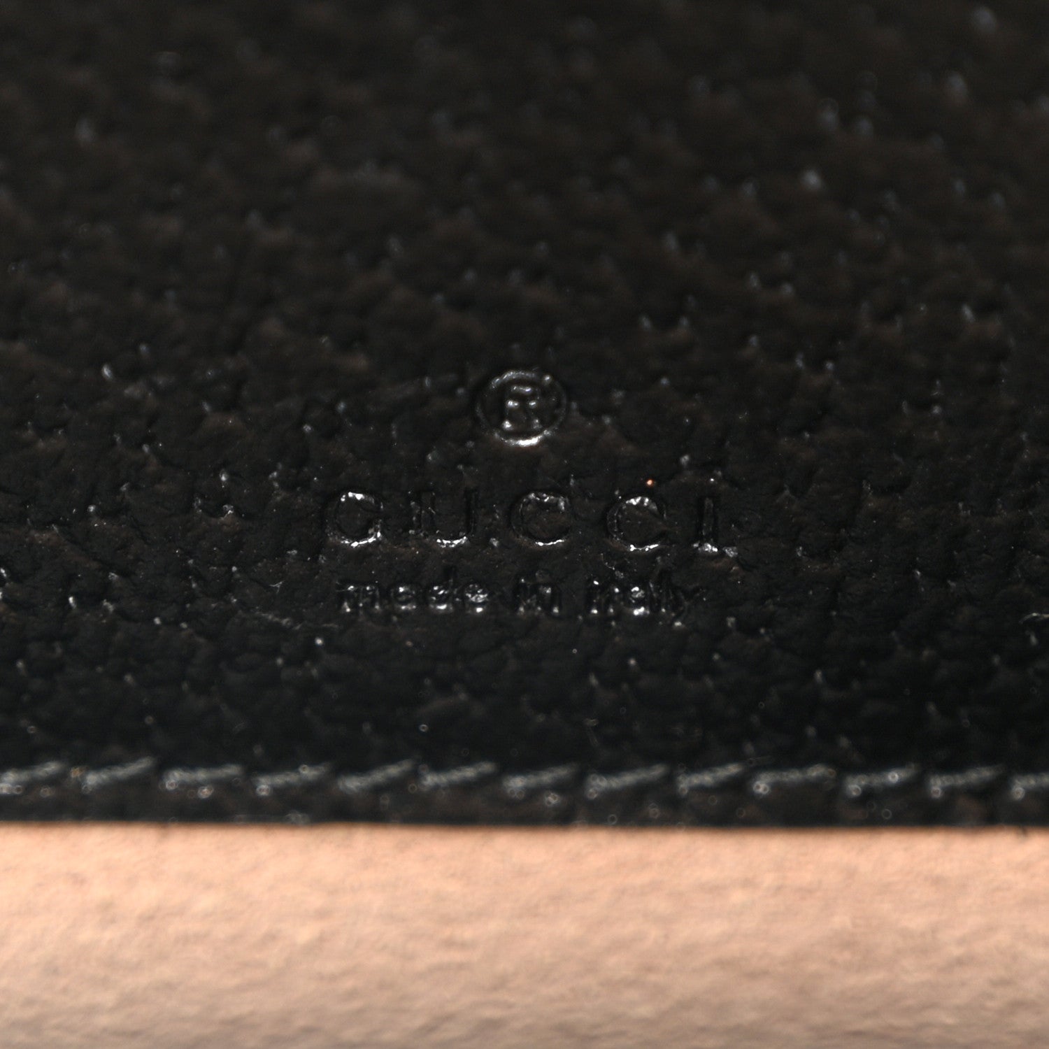 GG Supreme Monogram Textured Dollar Calfskin Mini New Basket Shoulder Bag Beige Ebony Black