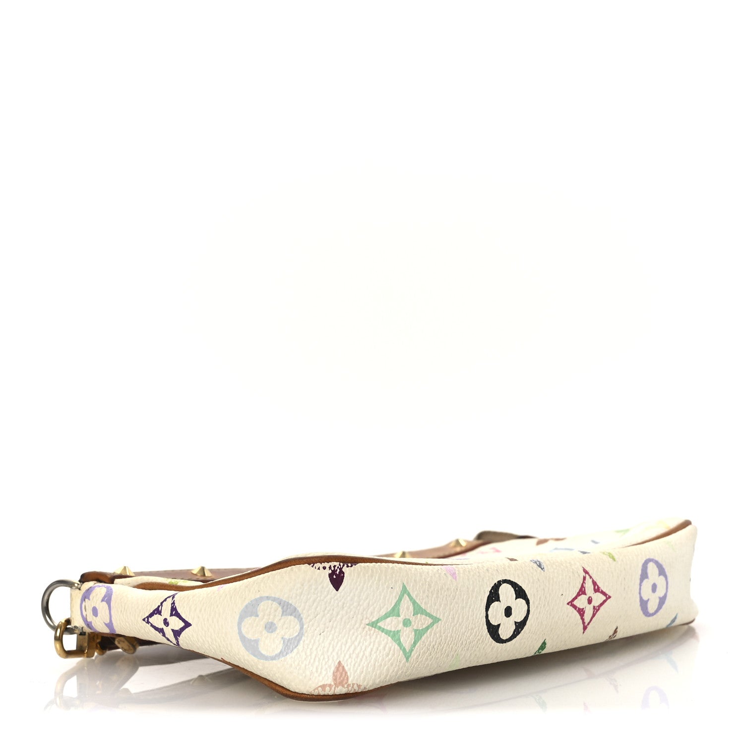 Monogram Multicolor Pochette Accessories White