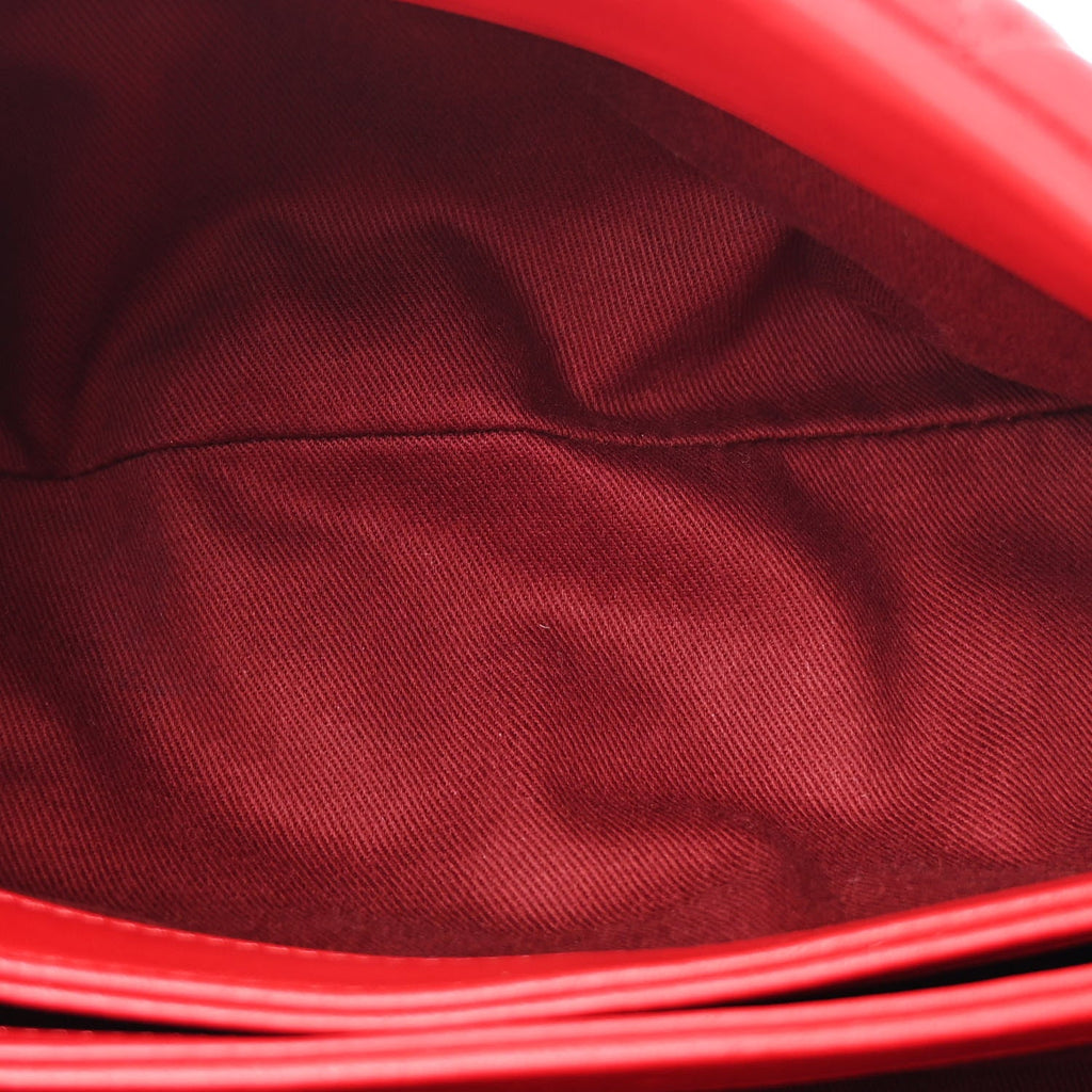 Lambskin Quilted Medium Just Mademoiselle Red