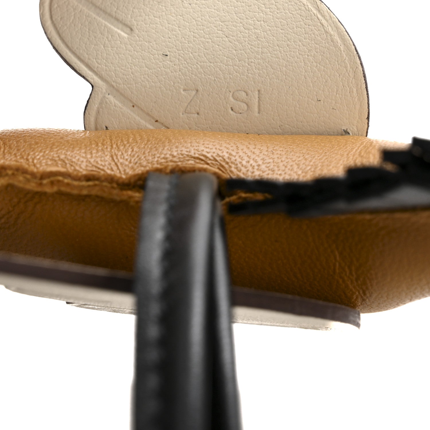 Milo Lambskin Grigri Rodeo Pegase Horse Bag Charm PM Sesame Black Nata