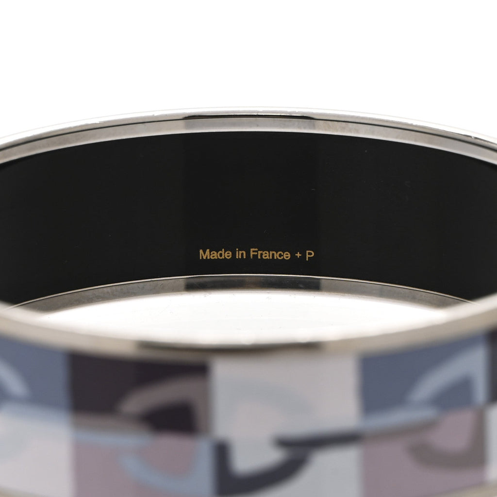 Enamel Printed Optique Chaine D'Ancre Wide Bracelet 65