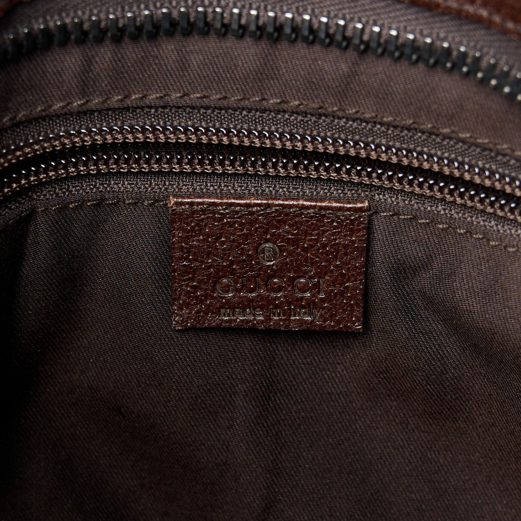 Monogram Flat Messenger Bag Dark Brown